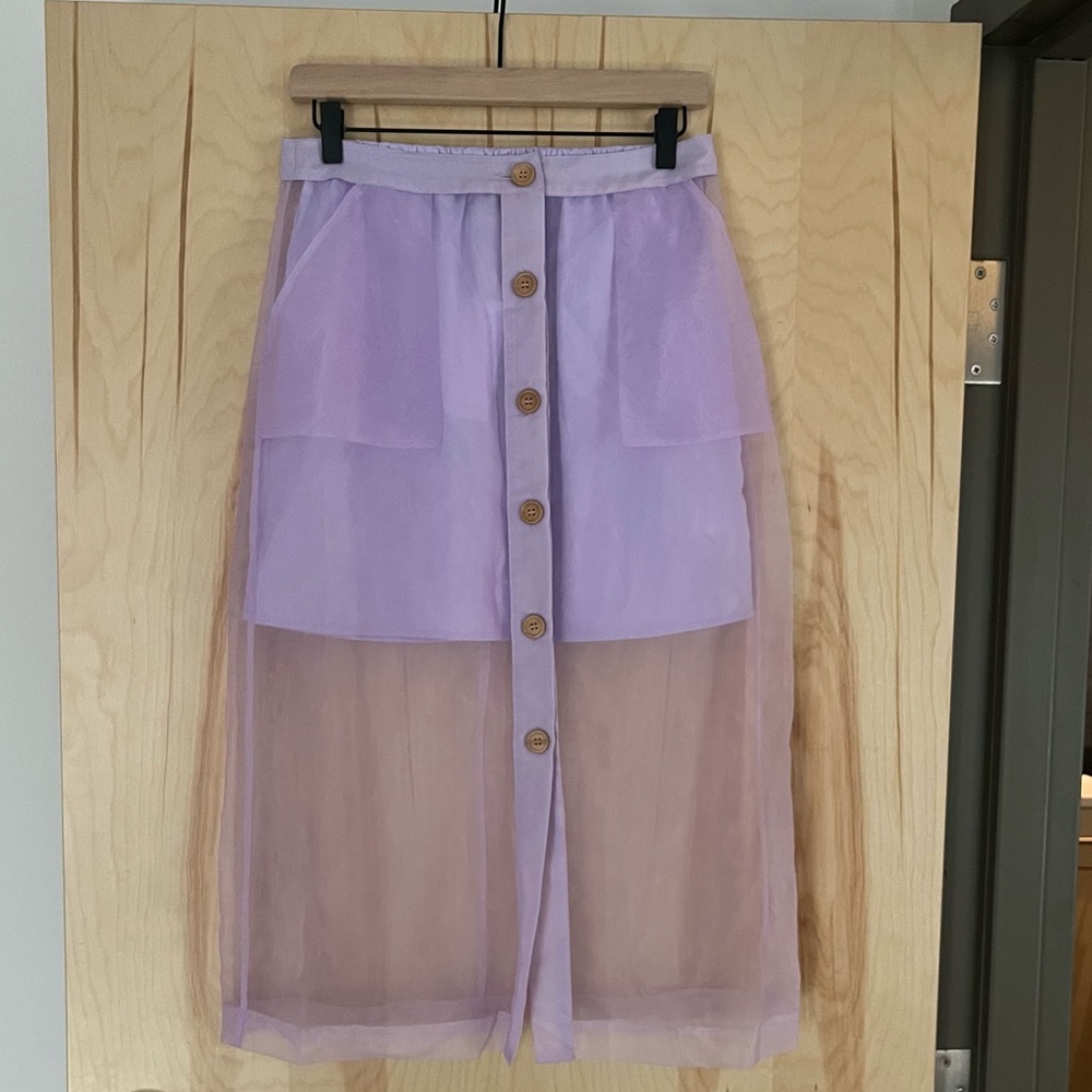 NWT UO Sheer Lavender Skirt